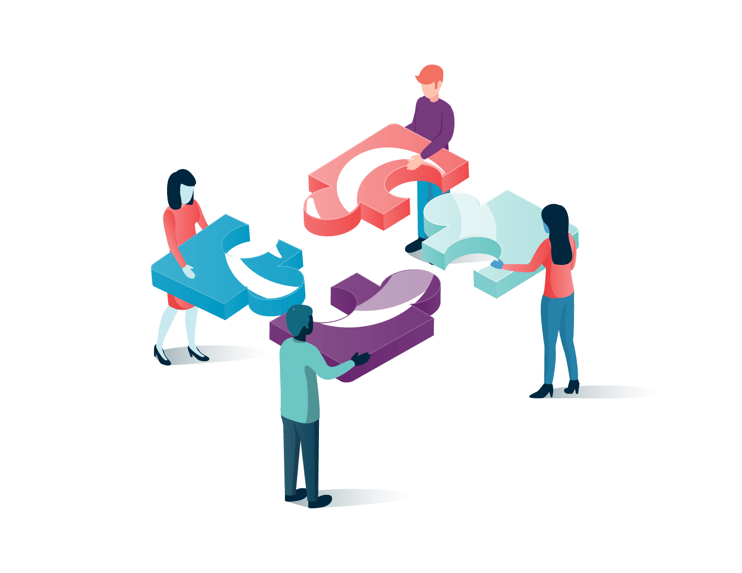 Illustration_close_cooperation_puzzle_pieces_cegeka_1460x1128px