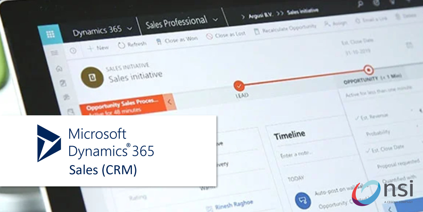 Replay webinaire -  Microsoft Dynamics 365 for Sales