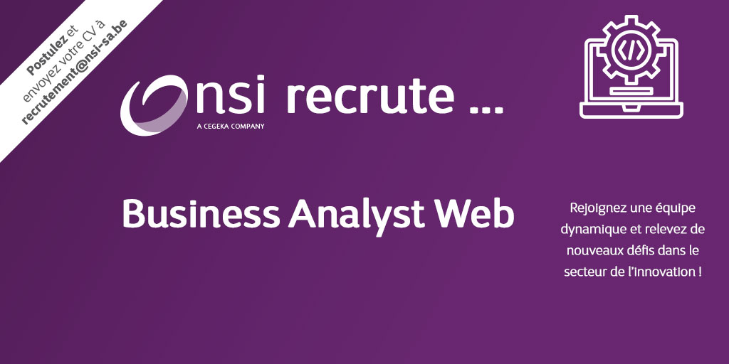 NSI recrute : Business Analyst Web (H/F)
