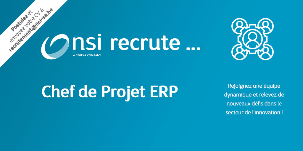NSI recrute : Chef de Projet ERP (H/F)