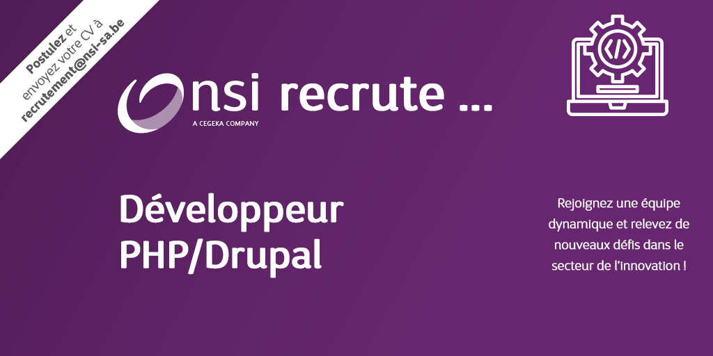 NSI recrute : Développeur PHP/Drupal (H/F)