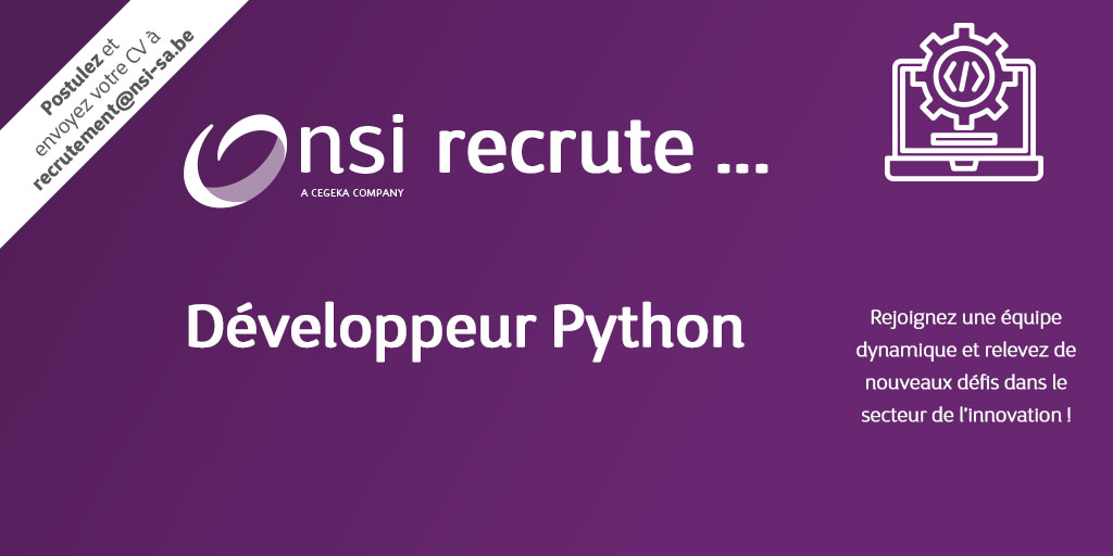 NSI recrute : Développeur Python