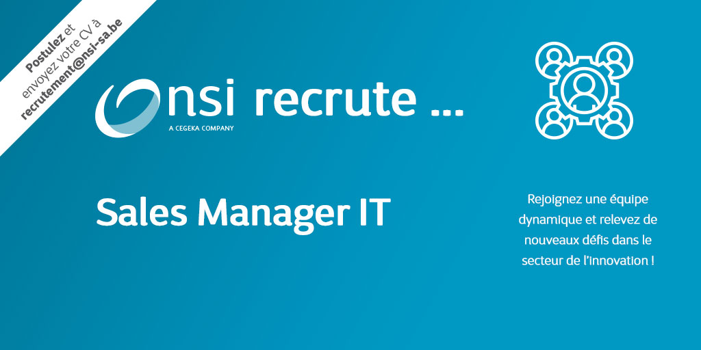 NSI recrute : Sales Manager IT (H/F)