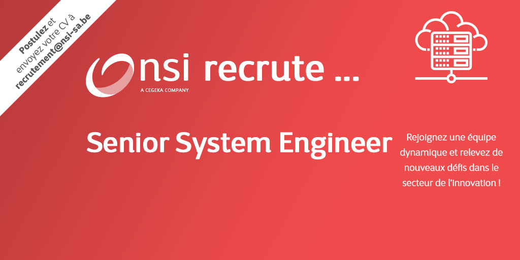 NSI recrute : Senior System Engineer (Online) (H/F)