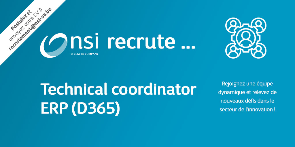 NSI recrute : Technical Coordinator ERP (H/F)