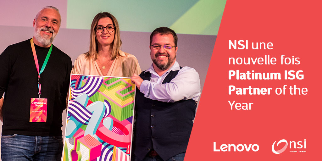 NSI - Platinum ISG Partner of the Year Lenovo 2022
